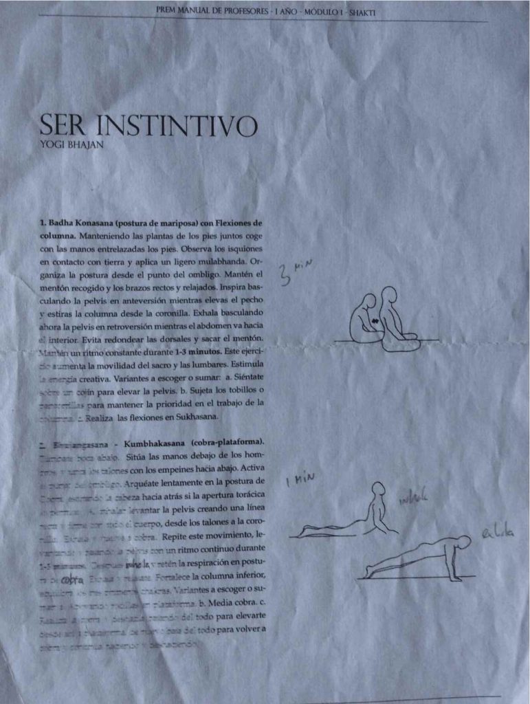 Kriya ser instintivo